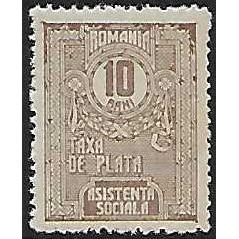 Zp Mi 15: Postal Tax Postage Due: 10 b. brown/green, comb perf 13.5.