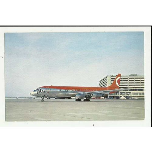 Aviation CP AIR DC-8 Postcard