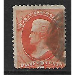 USA 1870 2c RED SG 185 FINE USED