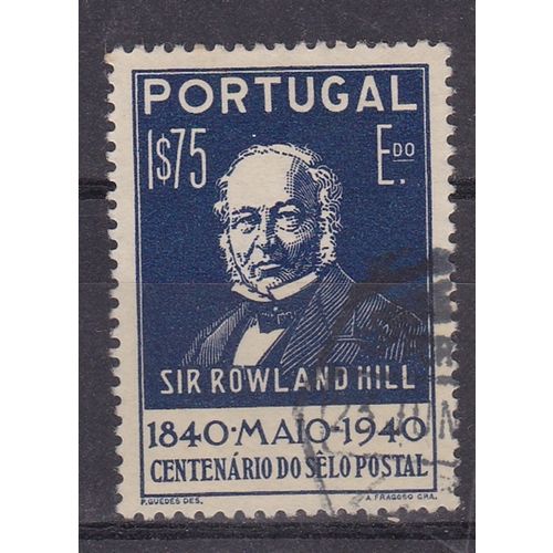 PORTUGAL 1940 CENTENARY 1st ADHESIVE STAMP 1e.75 VALUE USED SG927