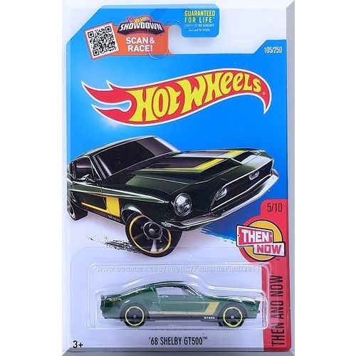 Hot Wheels - '68 Shelby GT500: Then And Now #5/10 - #105/250 (2016) *Green*