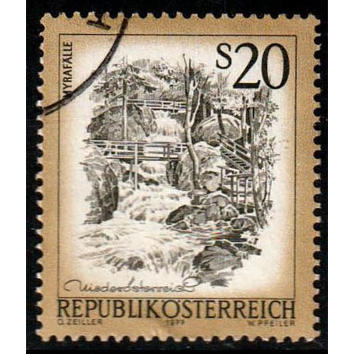 Austria 1977 Landscapes 20S Used Stamp.