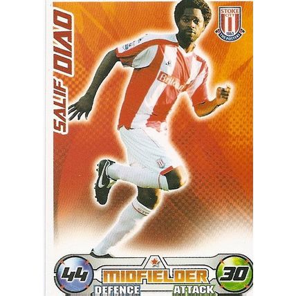 Topps Match Attax 2008/09 Cards: Stoke City - Midfielder, Diao