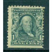 300 1c Benjamin Franklin Average MHR M05763
