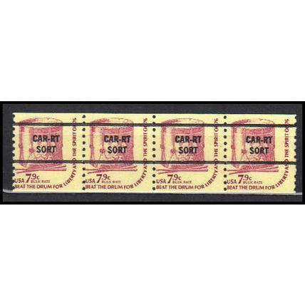 1615av 7.9c Drum Fine MNH Dry Gum S/4 PreCnx CA0738