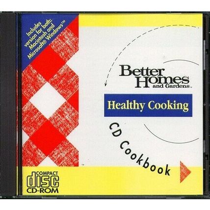 BH&G Healthy Cooking CD-ROM for Win/Mac - New Sealed JC