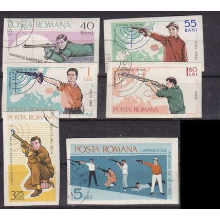 RUMÄNIEN ROMANIA [1965] MiNr 2413-18 ( O/used ) Sport geschnitten
