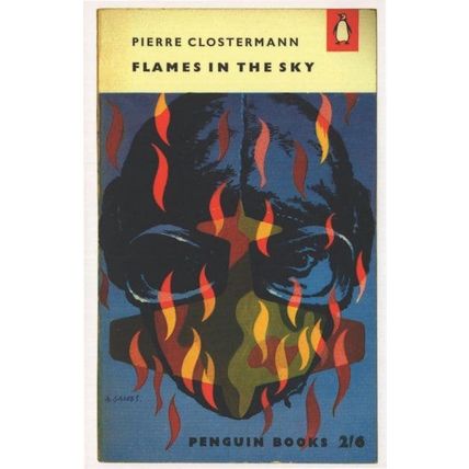 Flames In The Sky Pierre Clostermann 1958 Book Postcard