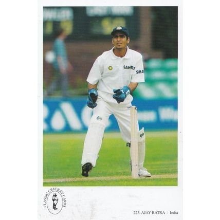 Ajay Ratra India Cricket Team Classic Card Postcard