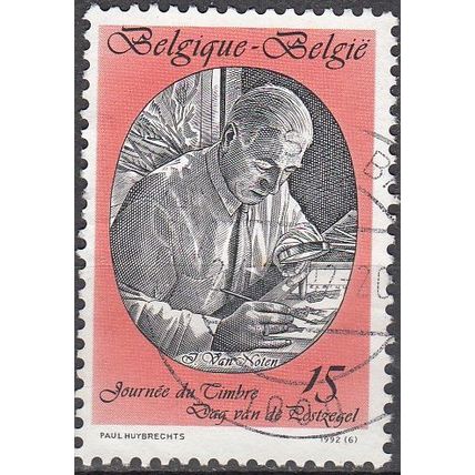 Belgique 1992 Michel 2503 O Cote (2008) 0.30 € Jean Van Noten Cachet rond