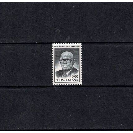 SUOMI FINLAND 1986 URHO KEKKONEN (PRESIDENT) COMMEMORATION MINT NEVER HINGED MNH