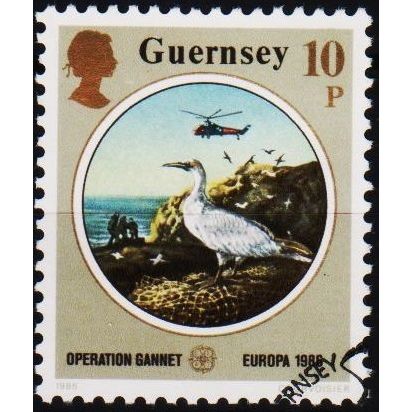 Guernsey. 1986 10p S.G.366 Used