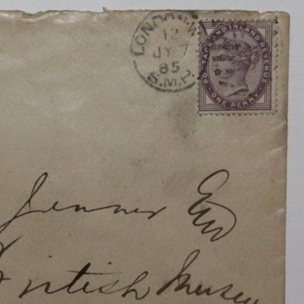 GB QV 2 Covers 1885 & 1901 with 1d Lilac one Bedford Hotel to London Museum etc