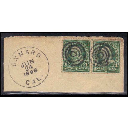 Used 279 1c Benjamin Franklin Fine (2) Oxnard, CA. E0100