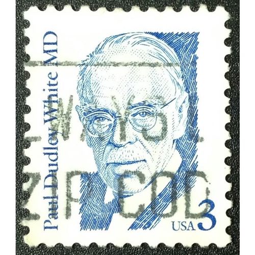 US Stamp #2170 used: 1986 3c Paul Dudley White [4]