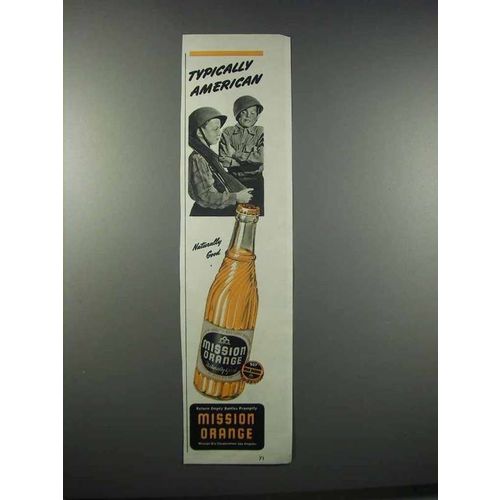 1944 Mission Orange Soda Ad