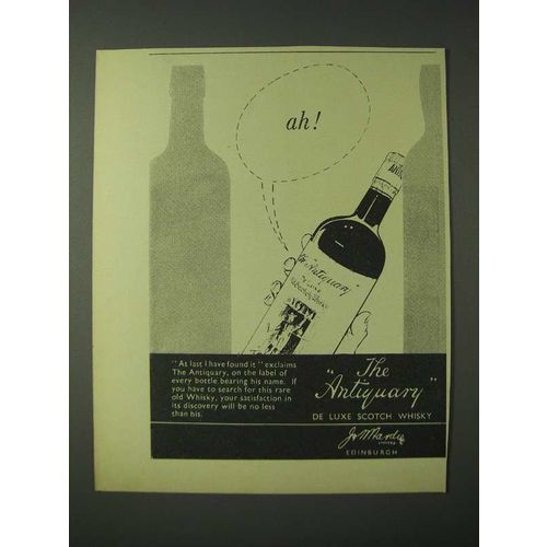 1960 The Antiquary Scotch Ad - Ah!