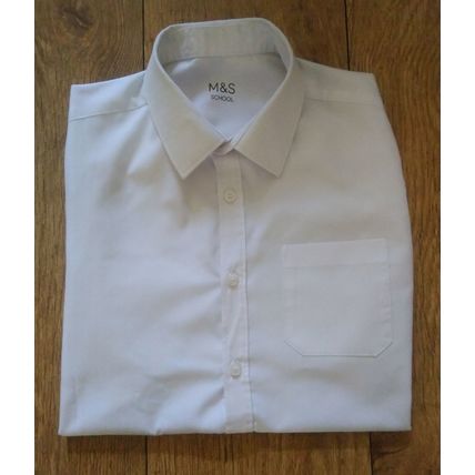 Boys Age 12-13yrs M&S White Shirt