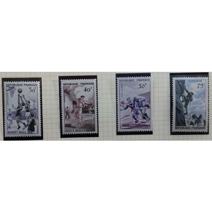 FRANCE: 1956 Sports: SG1297/1300 MNH