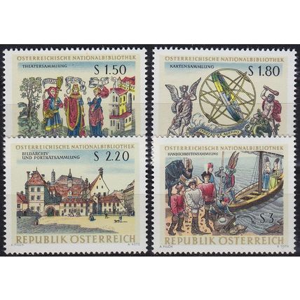 ÖSTERREICH AUSTRIA [1966] MiNr 1218-21 ( **/mnh )