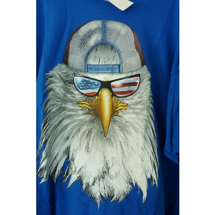 Men's Eagle Patriot Shirt 3XL Ball Cap & Flag Shades NWT Big Man