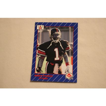 Andre Francis 1991 AW Sport All-World CFL NO. 65