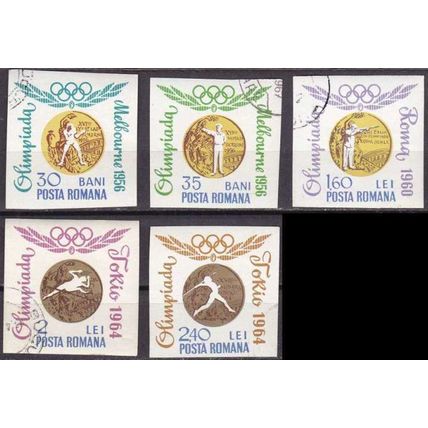 RUMÄNIEN ROMANIA [1964] MiNr 2353 ex ( O/used ) [01] Olympiade geschnitten