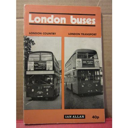 LONDON BUSES spotter's book 1971 used p/b Ian Allan /