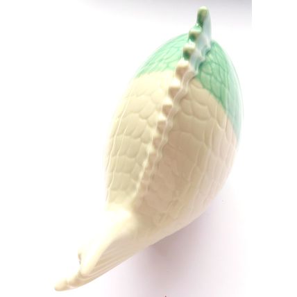 Green & White Fish Ornament Ceramic 13 CM
