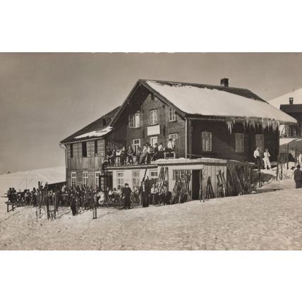 Berghotel Hanhenmoos Pass Adelboden Switzerland Hotel Postcard
