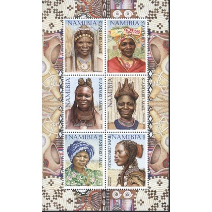 Namibia 2002 - Traditional Women's Hairstyles and Headdresses Minisheet