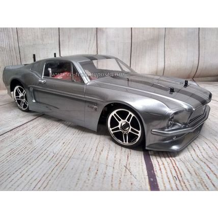 Custom Painted 1968 Ford Mustang Lightning EPX Drift 1/10 4WD RC Drift Car RTR