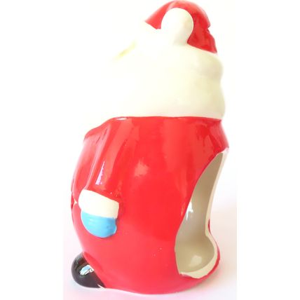 Santa Claus Tealight Holder Ceramic 13.5 CM