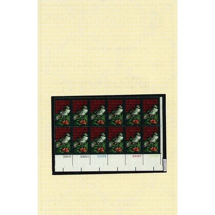 1445 Gray Color Omitted ERROR Plate Block of 12 Stamps With PFC UNIQUE !!!