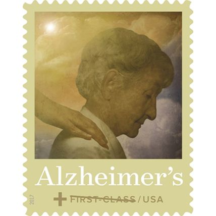 Alzheimer's Semi-Postal Sheet of 20 Current Rate Stamps Scott B6