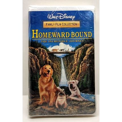 Homeward Bound: The Incredible Journey (VHS, 1998, Clam Shell) Walt Disney (L50A