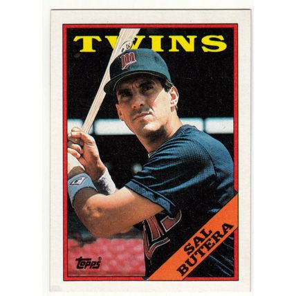 1988 Topps baseball card 772 Sal Butera