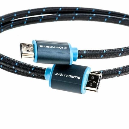 6 ft. BlueDiamond Premium HDMI 4k UltraHD Certified Cable with Ethernet - Black/