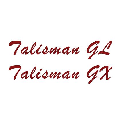2 Talisman GL or GX Camper van motorhome graphics stickers decals READ DISCRIPTI