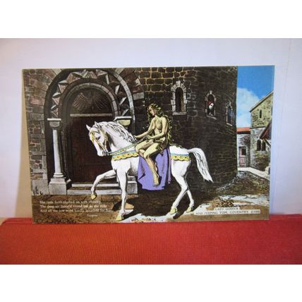 LADY GODIVA , COVENTRY, WARWICKSHIRE unused postcard by H & J Busst local #