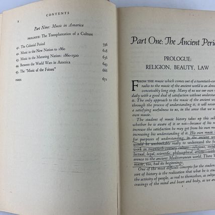 A History of Music: Revised Edition Hardcover 1947 by Theodore M Finney