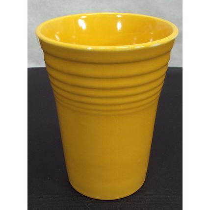 Vintage Fiestaware Water Cup Tumbler in Original Yellow 4 1/2" Height