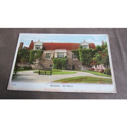 1908 fr Postcard - Old Palace, Maidstone - Kent