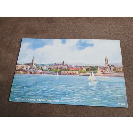 Valentines Postcard -Dún Laoghaire from the pier Dublin Ireland - Artist / A1822