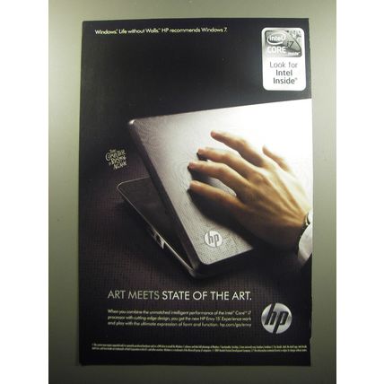 2009 HP Envy 15 Computer Advertisement - Art meets state of the art
