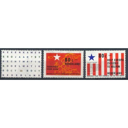 Anniversaries - Netherlands 1997 - NM H - MiNr 1619/21