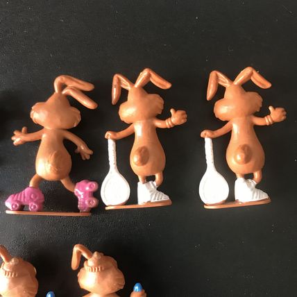 Nestle Nesquik Rabbits Sports Tennis, Roller Skating FIVE VGC + 2 damaged