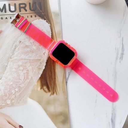 Sports Watchband For Apple Watch Series (Rose Red, 7 45mm / 6&SE&5&4 44mm / 3&2&