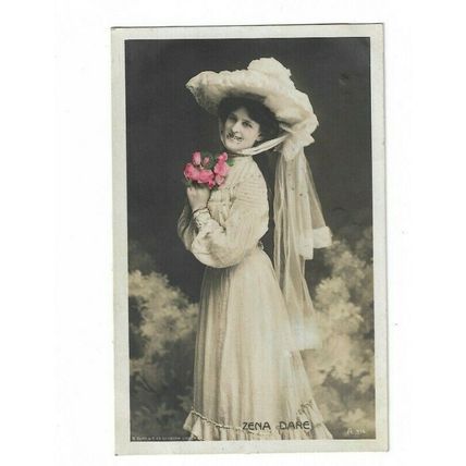 Miss Zena Dare. RP Postcard