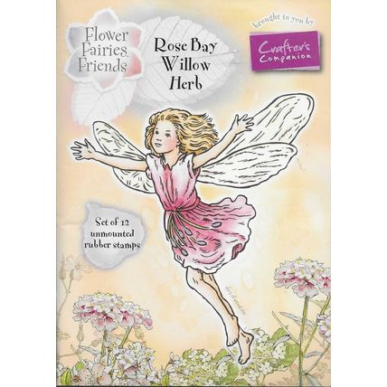 Crafter's Companion. Flower Fairies Friends Rose Bay Willow Herb Stamp Set.